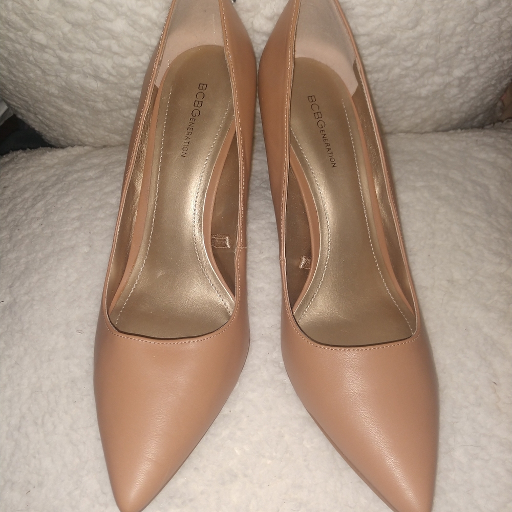 BCBGeneration Nude Heels